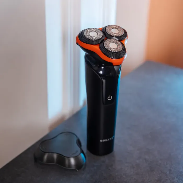 Електробритва 5 Вт 800 mAh бритва електрична бездротова з трьома голівками для гоління Sokany (SK-16038R) - зображення 6