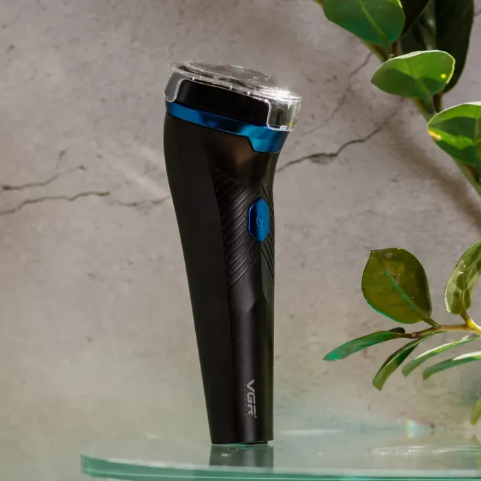 Електробритва для чоловіків роторна для вологого та сухого гоління з дисплеєм VGR V-314 (HP-V-314) - зображення 7