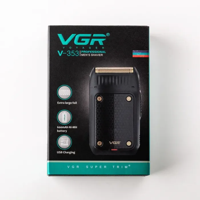 Професійна акумуляторна електробритва з USB-триммером для сухого гоління VGR (HP-V-353) - зображення 10