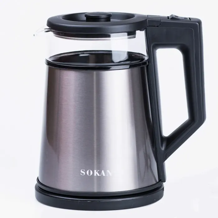 Электрочайник с автоматическим отключением 1.7 л Sokany бытовой 2000 Вт (SK-SH-1076G) - изображение 1