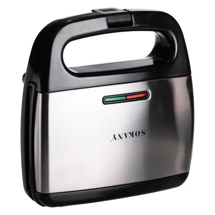 Електрогриль притискний з антипригарним покриттям 750 Вт Sokany SK-08073 (SK-08073) - зображення 3