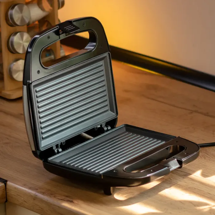 Електрогриль притискний з антипригарним покриттям 750 Вт Sokany SK-08073 (SK-08073) - зображення 6