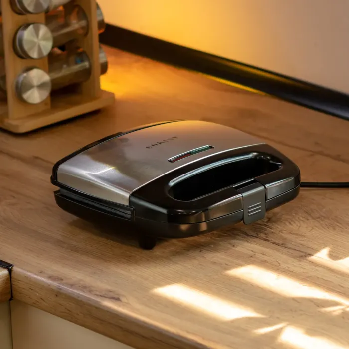 Електрогриль притискний з антипригарним покриттям 750 Вт Sokany SK-08073 (SK-08073) - зображення 7