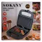 Електрогриль притискний з антипригарним покриттям 750 Вт Sokany SK-08073 (SK-08073)