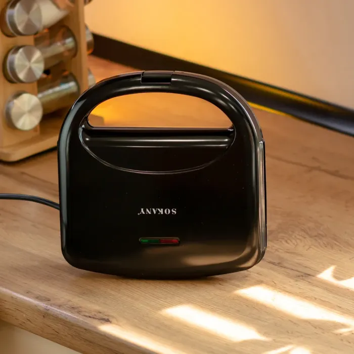 Електрогриль прижимний з антипригарним покриттям 750 Вт Sokany SK-08075 (SK-08075) - зображення 9