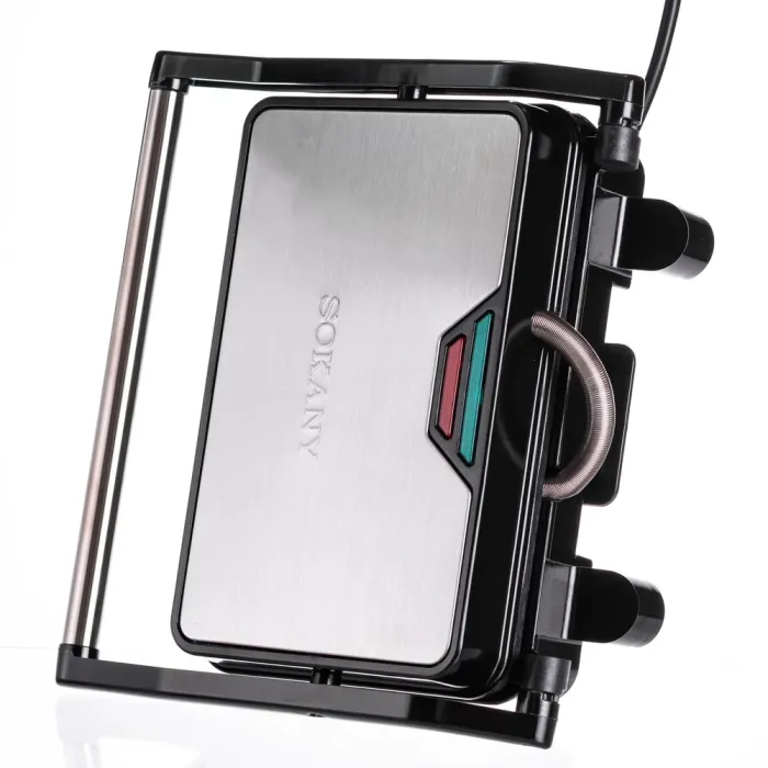 Електрогриль притискний з антипригарним покриттям 850 Вт Sokany SK-223 (SK-223) - зображення 6