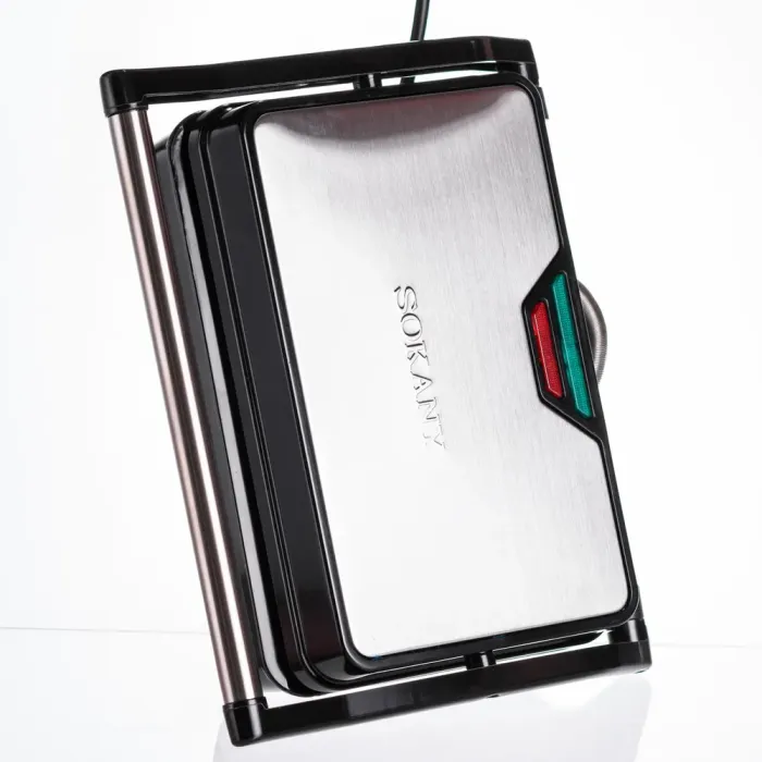 Електрогриль притискний з антипригарним покриттям 850 Вт Sokany SK-223 (SK-223) - зображення 7