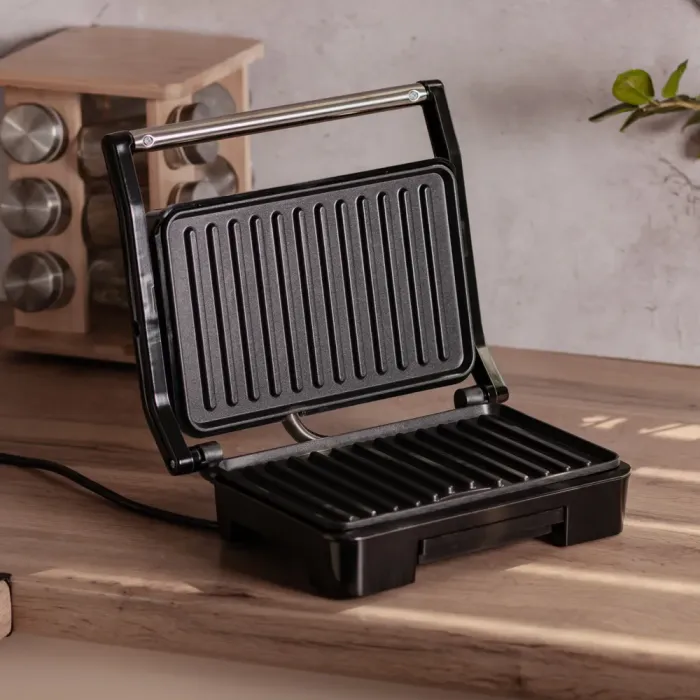 Електрогриль притискний з антипригарним покриттям 850 Вт Sokany SK-223 (SK-223) - зображення 9