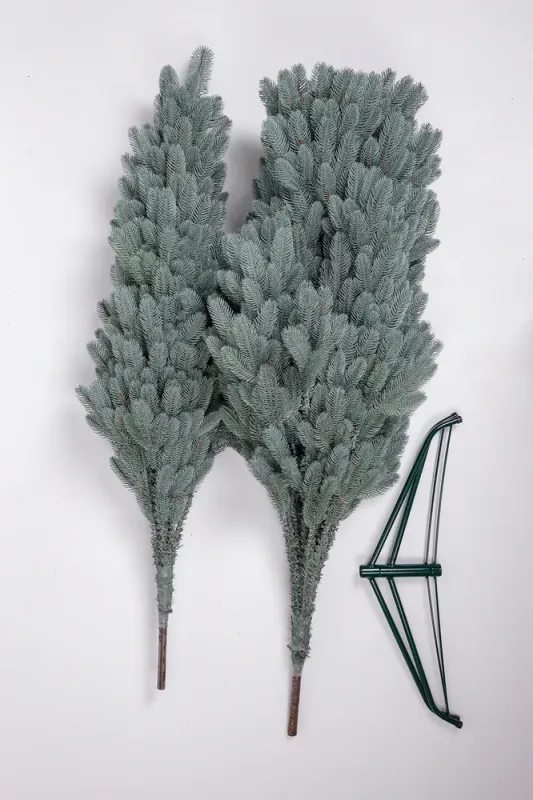 Елка искусственная литая 1.3 м Буковельская голубая (KOS-BYKBL13) - изображение 4