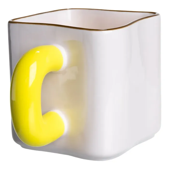 Порцелянова чашка "Губка Боб" з магнітним декором 500 мл, Кружка дитяча чашка із порцеляни на подарунок FM-12Y (FM-12Y) - зображення 3