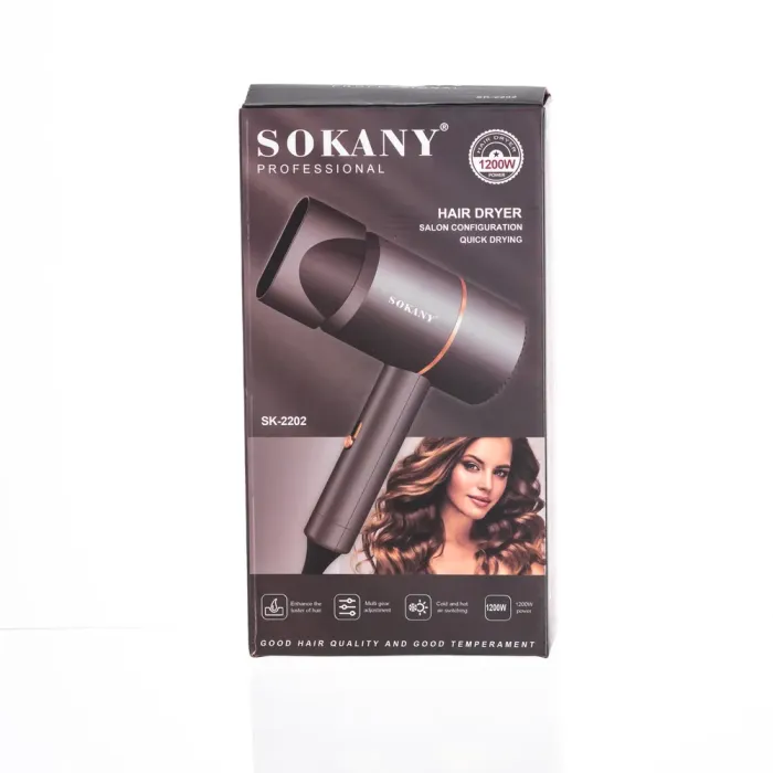 Фен для волосся з концентратором 1200 Вт Sokany SK-2202 (SK-2202) - изображение 8