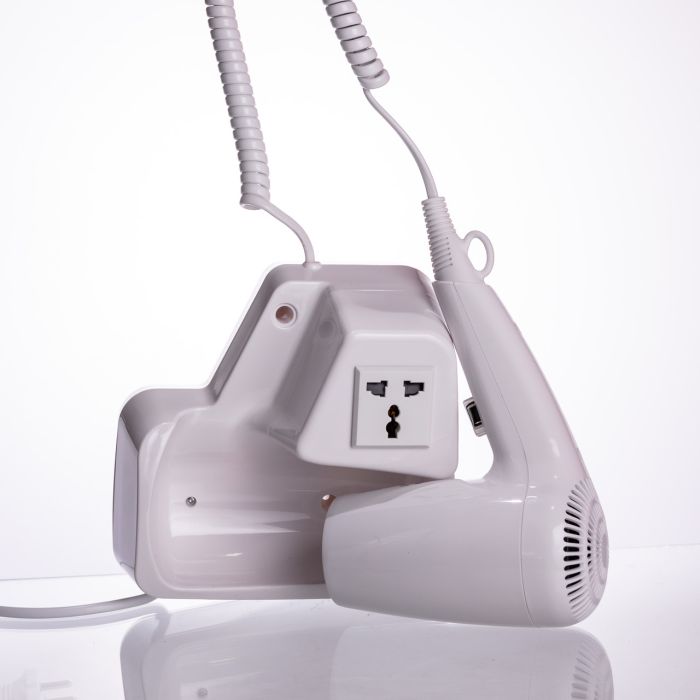 Фен настінний для сушіння волосся побутовий фен для укладання компактний потужний 1200 Вт SK-CF-2217 (SK-CF-2217) - изображение 8