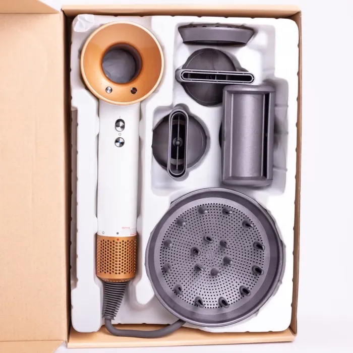 Фен стайлер для волосся 5 в 1 Supersonic Premium 1600 Вт 5 насадок 3 режими швидкості Білий PH770W (PH770W) - изображение 2