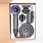 Фен стайлер для волосся 5 в 1 Supersonic Premium 1600 Вт 5 насадок 3 режими швидкості Фіолетовий PH770V (PH770V)