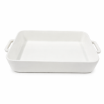 Форма для випікання порцелянова з ручками 36х25х7 см білий KP-171-1 (KP-171-1)