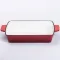 Форма для запікання чавунна 3 л червоний Yiwu HP-FLG-16 RED (HP-FLG-16 RED)