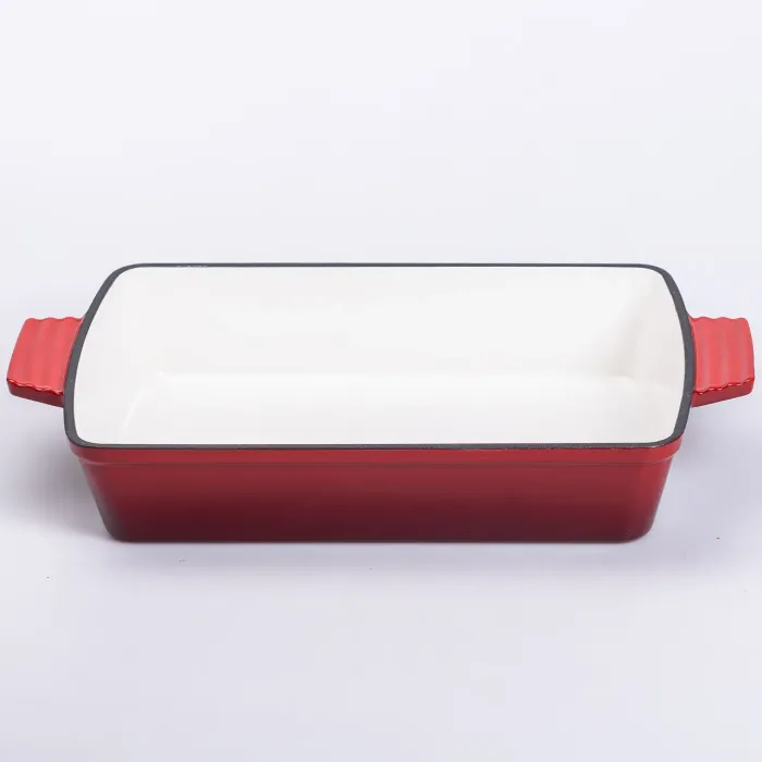 Форма для запікання чавунна 3 л червоний Yiwu HP-FLG-16 RED (HP-FLG-16 RED) - изображение 1