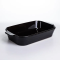 Форма для запікання порцелянова 2.3 л 31х21х6 см чорна для запіканки овочів м'яса S12926 (S12926)