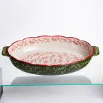 Форма для запікання та сервірування Vintage Овальна з ручками HM04-14 (HM04-14)