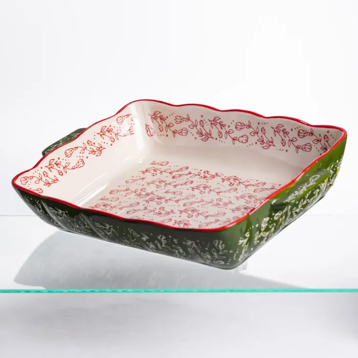 Форма для запікання та сервірування Vintage Прямокутна з ручками HM05-12 (HM05-12) - зображення 3