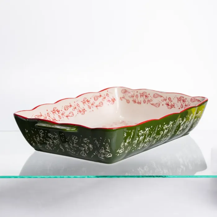 Форма для запікання та сервірування Vintage Прямокутна з ручками HM05-12 (HM05-12) - зображення 4