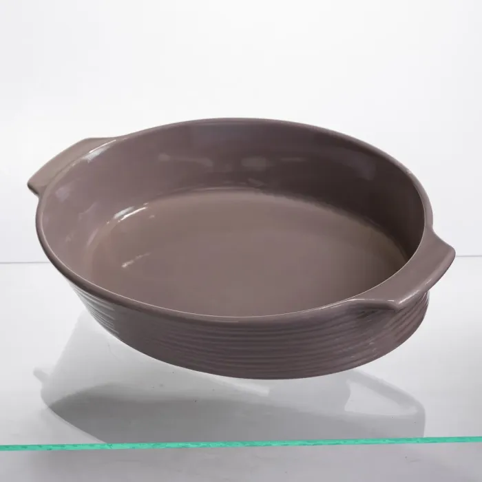 Форма для запікання овальна 36×22.5×7 (см) форма для духовки 2 літри Бежевий S1286 (S1286) - зображення 2