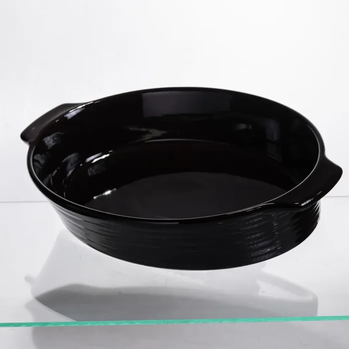 Форма для запікання овальна 36×22.5×7 (см) форма для духовки 2 літри Чорний SH1290 (SH1290) - зображення 2