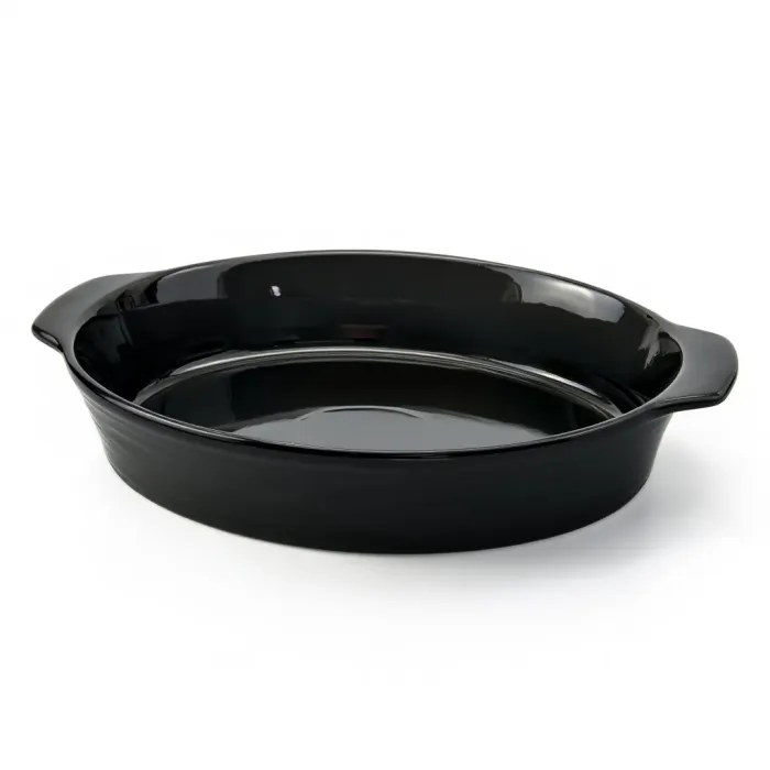 Форма для запікання овальна 36×22.5×7 (см) форма для духовки 2 літри Чорний SH1290 (SH1290) - зображення 3
