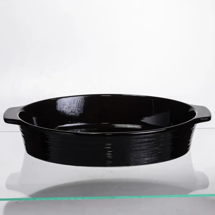 Форма для запікання овальна 36×22.5×7 (см) форма для духовки 2 літри Чорний SH1290 (SH1290) - зображення 5