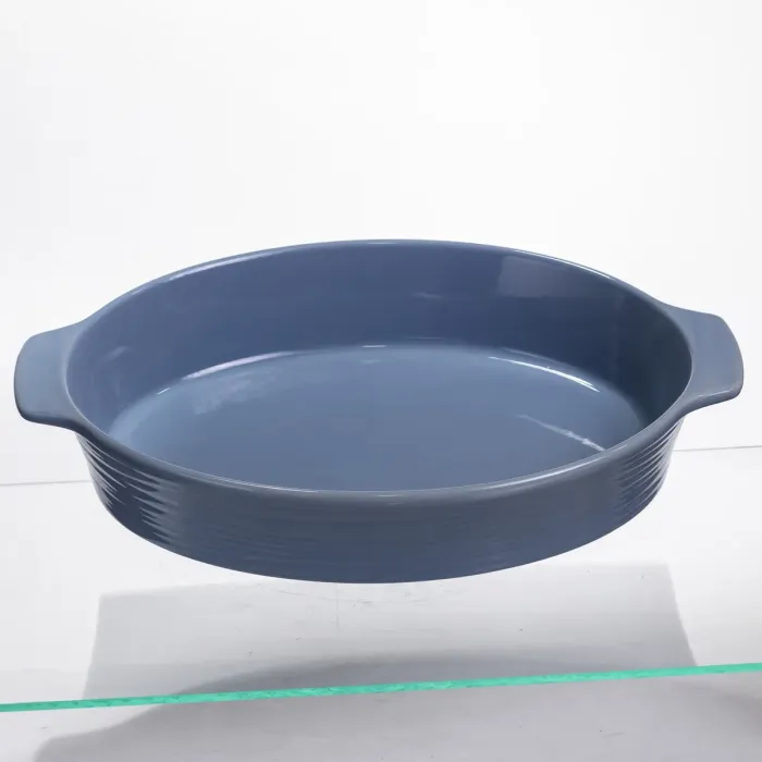 Форма для запікання овальна 36×22,5×7 (см) 2 літри Блакитна S1288 (S1288) - зображення 1
