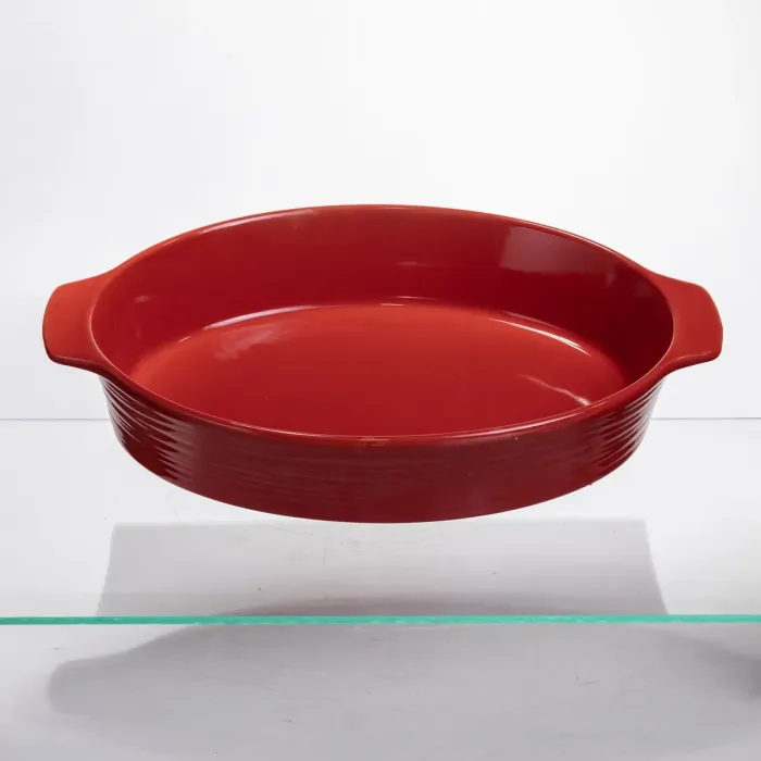 Форма для запікання овальна 36×22.5×7 (см) форма для духовки 2 літри Червоний S1289 (S1289) - зображення 1