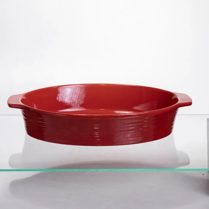 Форма для запікання овальна 36×22.5×7 (см) форма для духовки 2 літри Червоний S1289 (S1289) - зображення 4
