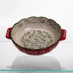 Форма для запікання Vintage Ø20 (см) кругла з ручками Червона HM04-06 (HM04-06)