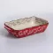 Форма для випікання Vintage 23×14×5 (см) прямокутна форма для випікання в духовці з ручками Червона HM05-09 (HM05-09)