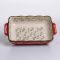 Форма для випікання Vintage 23×14×5 (см) прямокутна форма для випікання в духовці з ручками Червона HM05-09 (HM05-09)