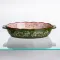 Форма для запікання Vintage 25×15×5 (см) овальна з ручками Зелена HM05-01 (HM05-01)