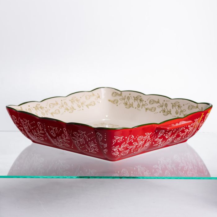 Форма для запікання Vintage 34×30×7 (см) квадратна форма для випікання в духовці з ручками Червона HM04-16 (HM04-16) - зображення 4