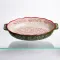 Форма для запікання Vintage 35×22×5 (см) овальна з ручками Зелена HM05-03 (HM05-03)