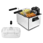 Фритюрница электрическая 5 л 2100 Вт профессиональная фритюрница SOKANY (WJ801)