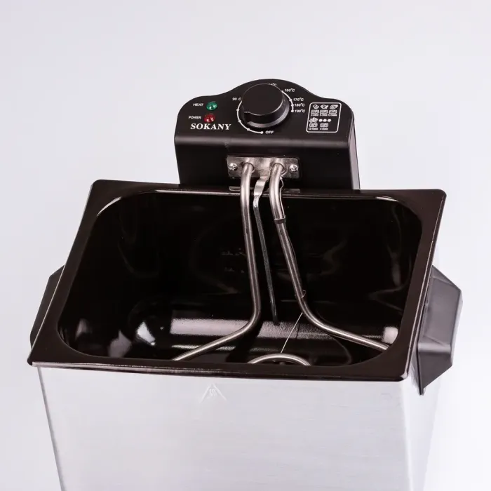 Фритюрниця електрична 5 л 2100 Вт температура до 190 С захист від перегріву SOKANY WJ-801 (WJ801) - зображення 11
