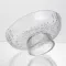 Фруктовниця на ніжці Ice Textured 15 см з крижаною текстурою скла Yiwu HP-34-88 (HP-34-88)