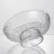 Фруктовниця на ніжці Ice Textured 20 см з крижаною текстурою скла Yiwu HP-34-89 (HP-34-89)