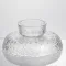 Фруктовниця на ніжці Ice Textured 20 см з крижаною текстурою скла Yiwu HP-34-89 (HP-34-89)