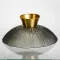 Фруктовниця скляна "Gold & Grey" 24 см на золотій ніжці Yiwu HP-34-118 (HP-34-118)