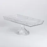 Фруктовница стеклянная на ножке 27.5х13.5х11 см ваза для фруктов (HP-YH-35)