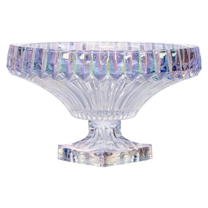 Фруктовниця скляна на ніжці Ø29 (см) кругла ваза для фруктів цукерниця Прозорий HP-19-150RB (HP-19-150RB) - изображение 2