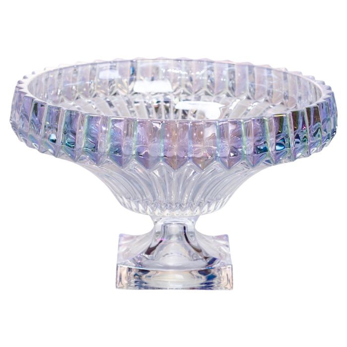 Фруктовниця скляна на ніжці Ø29 (см) кругла ваза для фруктів цукерниця Прозорий HP-19-150RB (HP-19-150RB) - изображение 3