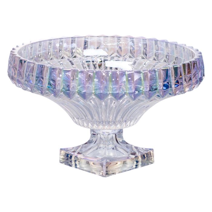 Фруктовниця скляна на ніжці Ø29 (см) кругла ваза для фруктів цукерниця Прозорий HP-19-150RB (HP-19-150RB) - изображение 4