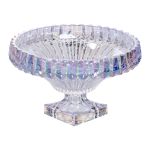 Фруктовниця скляна на ніжці Ø29 (см) кругла ваза для фруктів цукерниця Прозорий HP-19-150RB (HP-19-150RB)