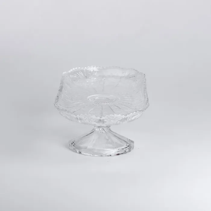 Фруктовая стеклянная на ножке 33.5х15х10 см овальная ваза для фруктов (HP-YH-82) - изображение 4